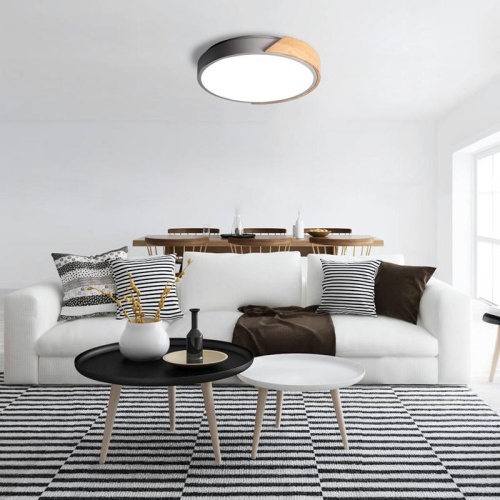 Светильник светодиодный декоративный PPB Scandic-R 36Вт 4000К IP20 d380х50 настенно-потолочный GR/W | Код. 5037090 | JazzWay фото 3