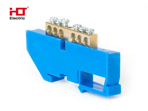 Шина N ноль на DIN-изол ШНИ-6х9-6-Д-синий HLT | код 081-03-41 | HLT Шина N ноль на DIN-изол ШНИ-6х9-6-Д-синий HLT | код 081-03-41 | HLT