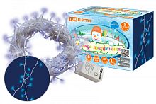 Гирлянда светодиодная СГ50Г5, голубая, 5м, 8 режимов, 250 В, TDM | код SQ0361-0034 | TDM