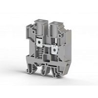 304 523, Клеммник на DIN-рейку с пружиной 10мм.кв. (желтый), AVK-Y10 | код 0.0.0.3.04523 | KLEMSAN