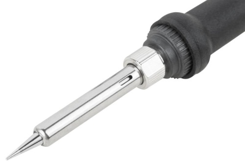 Паяльник 220 В с регулировкой температуры, керамический нагревательный элемент, 60 Вт | код 60497 | FIT фото 6