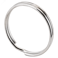 Кольцо для ключей из никелированной стали большое d=40мм, Аллюр | код 6515 | ПТК Компания