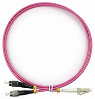 Cabeus FOP-50-OM4-LC-FC-3m Шнур оптический duplex LC-FC 50/125 mm OM4 3м LSZH | код 9153c | Cabeus