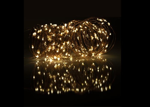 Светильник светодиодный SLR-G03-100Y садовый; нить 100 LED желт. | код 5033320 | ФАZА