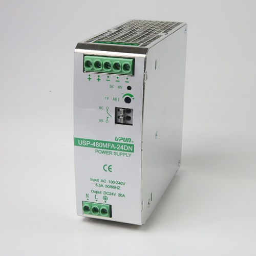 Источник питания на DIN рейку, 1-фазный, 48 В DC, 480 Вт, шт | код USP-480MFA-48DN | UPUN Источник питания на DIN рейку, 1-фазный, 48 В DC, 480 Вт, шт | код USP-480MFA-48DN | UPUN