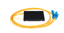 Сплиттер планарный NIKOMAX 1x4, одномодовый 9/125мкм, стандарта G657.A1, SC/UPC, стандартный корпус, с равным коэффициентом деления, 2 мм | код NMF-SPP1X4A1-SCU-B | NIKOMAX
