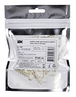 Дюбель-хомут 5х10мм для плоского кабеля нейлон бел. (уп.25шт) | код UDH14-05-10-025-K01 | IEK