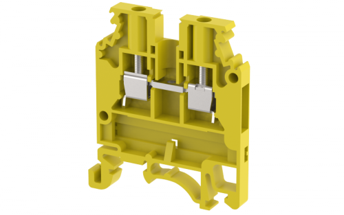 Клемма проходная винтовая 2,5 мм2, на 2 подключения, желтая KUT2.5N-Y | код 1102010004 | Elmex Клемма проходная винтовая 2,5 мм2, на 2 подключения, желтая KUT2.5N-Y | код 1102010004 | Elmex