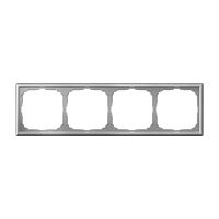 Рамка 4-м ArtGallery универс. алюм. | код GAL000304 | Systeme Electric