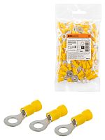 Наконечник кольцевой изолированный НКИ с легким вводом проводника 6,0-6 (100 шт.) TDM | код SQ0502-0209 | TDM