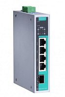 Коммутатор EDS-G205A-4PoE-1GSFP-T Unmanaged Ethernet switch with 1 10/100/1000BaseT port and 4 PoE/PoE+ ports, t:-40/+75 | код 00-06074437 | MOXA