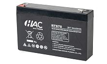 Батарея аккумуляторная HAC RT670, F1, 6V/7Ah, 151x34х94(100) ДхШхВ, 1.0 кг, 6-8 лет | код RT670.H | HAC