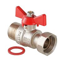 Кран шаровой с накидной гайкой 1/2" вн.-нар. | код. VT.260.N.0404 | VALTEC