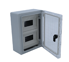 Корпус щита распределительного 300x400x165мм, Din-рейки 24M (2х12), навесной, пластик | код CP5113 | CETINKAYA PANO