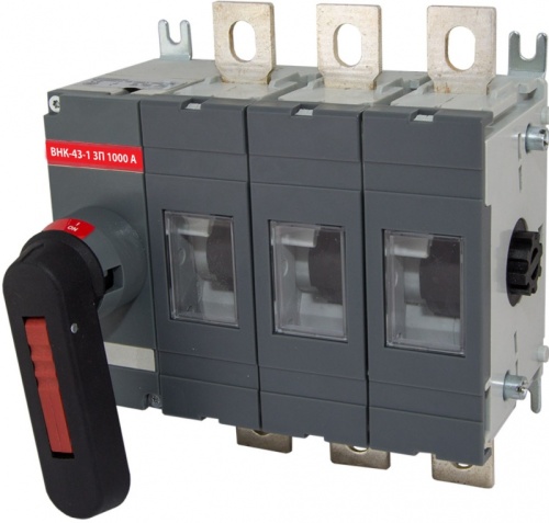 Рубильник ВНК-43-1 3П 1000А с установленной фронтальной ручкой управления TDM | код SQ0744-0008 | TDM