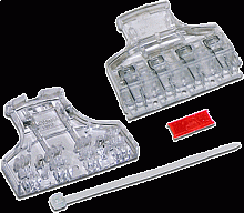 Вилка 4 пары для 110 кросса LANMASTER кат. 6 | код LAN-S110P4/6 | LANMASTER