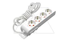 Ri-tech - Удлинитель 4x2P+E, нем. ст., со шторками, кабель 3x1,5мм?, 5м, белый | код 001-175-414002-05-00 | Mutlusan