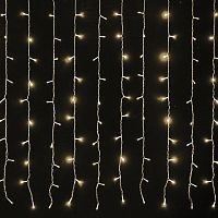 Гирлянда светодиодная ЗАНАВЕС НА ОКНО, 3х2 м, 306 ламп, теплый белый, ЗОЛОТАЯ СКАЗКА | код 591334 | ЗОЛОТАЯ СКАЗКА