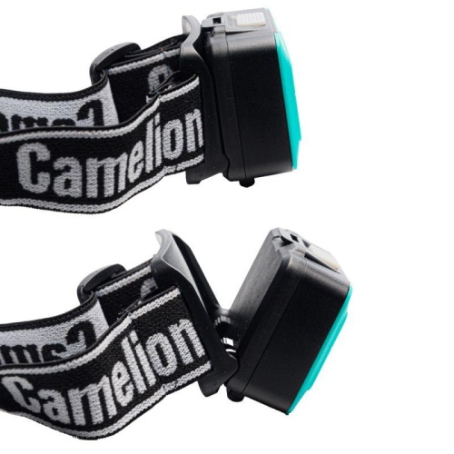 Фонарь налобный LED5386 1Вт COB LED 3 реж. 3XAAA пласт блист черн. Camelion 15691 фото 2