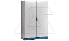 Щит EMOX моноблочный 1800x1200x400мм (ВxШxГ) с монтажной панелью, RAL7035, IP55 | код EMOX-121804PR | ETA