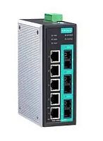 Коммутатор EDS-408A-1M2S-SC Ethernet switch 5 10/100 BaseTx ports, 1 multi mode 100 BaseFx,2 single mode 100 BaseFx,SC | код 00-06031624 | MOXA