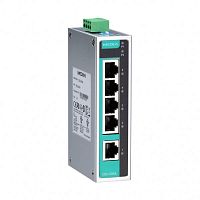 Коммутатор EDS-205A-T 5 port entry-level unmanaged Ethernet Switches, dual power, t:-40/+75 | код 00-06022379 | MOXA
