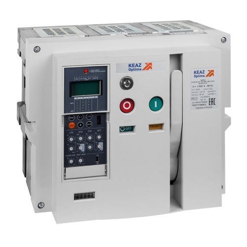 Подвижная часть выдвижного выключателя автоматического OptiMat A-2500-S4-3P-100-MP-MR8.0-C0000-M0-P04-S1-03 | код 341001 | КЭАЗ