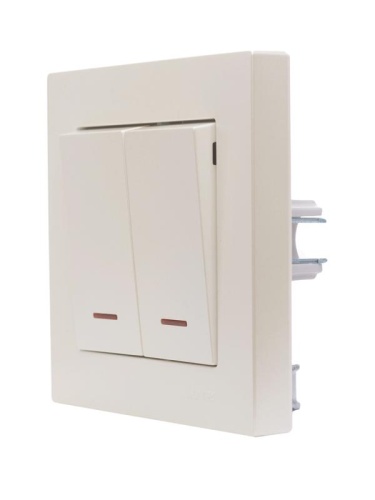 Vesna Выкл. 2-ой с подсв жемч бел перл | код 742-3088-112 | LEZARD фото 2