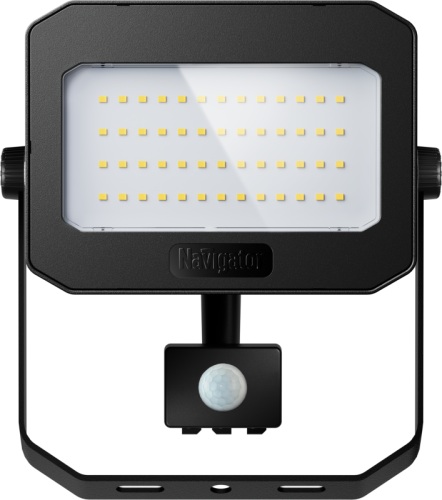 Прожектор светодиодный 95 200 NFL-05-50-4K-BL-D110-SNR-LED 50Вт 4000К IP65 6250лм с ИК датчиком движения черн. NAVIGATOR 95200 фото 2