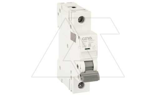 Авт. выключатель GYM9-1P-25D, 1P, 25A, хар-ка D, 6kA, 1M | код GYM91P25D | GEYA Авт. выключатель GYM9-1P-25D, 1P, 25A, хар-ка D, 6kA, 1M | код GYM91P25D | GEYA