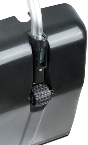 Скрепер для уборки снега Профи 810х430х1220мм на колесиках метал. ручка пластик. 68136 фото 4