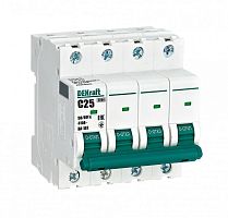 Выключатель автоматический 4Р 25А х-ка C ВА-103 6кА | код 12323DEK | Dekraft