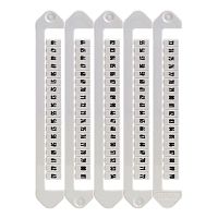 Маркировка для клемм, ширина 5 мм, от 181 до 225, горизонтальная ориентация | код NUTB-5-181-225H | DKC