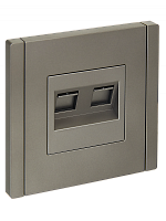 FORTE&PIANO Роз. комп. 2-ая RJ45 кат.5E FP533 ст. IEK | код FP-K20-1-K46 | IEK