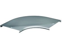 Крышка на угол CPO 90 горизонтальный 90° осн.400, цинк-ламельная в комплекте с метизами и пластинами PTCE | код 38006KZL | DKC