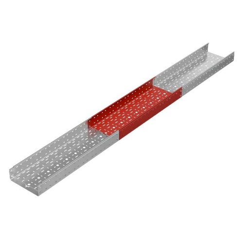 Лоток перфорированный 100х300 L4000 1.0мм "Быстрый монтаж ПЛЮС" КМ PL8814 фото 3