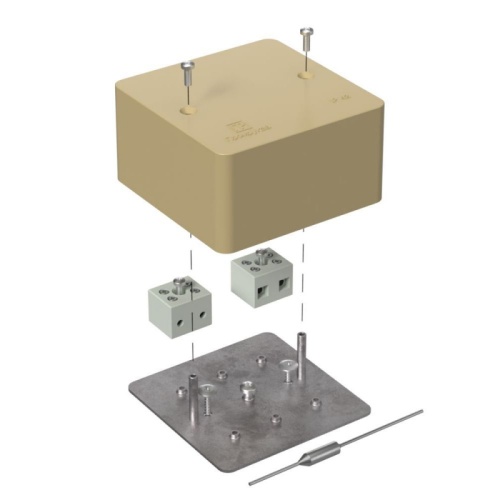Коробка огнестойкая для кабель-канала 40-0460-FR6.0-4-П Е15-Е120 с термопредохранителем RAL1001 85х85х45 (44 шт/кор) Промрукав | код 40-0460-1001-FR6.0-4-П | ПРОМРУКАВ