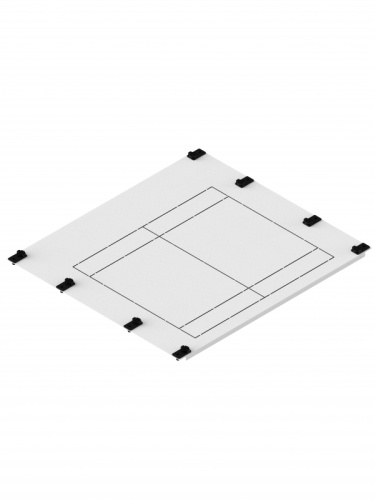 Лицевая панель 1хKVL1 CP 1.4-3 K1 (В450xШ350) | код 001339551 | ETI