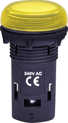 Лампа сигнальная LED матовая ECLI-240A-Y 240V AC (желтая) | код 004771232 | ETI Лампа сигнальная LED матовая ECLI-240A-Y 240V AC (желтая) | код 004771232 | ETI
