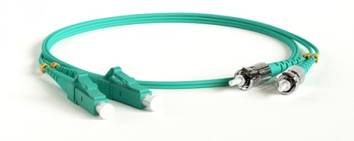 Патч-корд волоконно-оптический (шнур) MM 50/125(OM3) LC-ST duplex LSZH 5 м, Hyperline FC-D2-503-LC/PR-ST/PR-H-5M-LSZH-AQ | код 247708 | Hyperline Патч-корд волоконно-оптический (шнур) MM 50/125(OM3) LC-ST duplex LSZH 5 м, Hyperline FC-D2-503-LC/PR-ST/PR-H-5M-LSZH-AQ | код 247708 | Hyperline