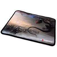 Коврик для мыши Гарнизон GMP-130, рисунок- дракон , размеры 250*200*3мм, ткань+резина, оверлок | код GMP-130 | Гарнизон