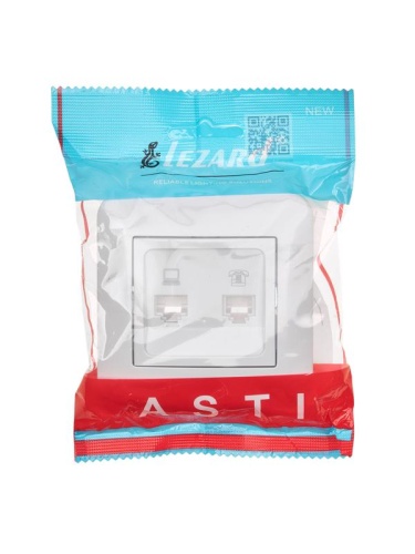 Розетка компьютерная+телефонная 2-м СП ASTI RJ45 + RJ11 в сборе бел. LEZARD 7081-0202-143 фото 4 Розетка компьютерная+телефонная 2-м СП ASTI RJ45 + RJ11 в сборе бел. LEZARD 7081-0202-143 фото 4