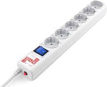 Сетевой фильтр Powercube SPG(5+1)-B-15 5м (6 розеток) серый (коробка) | код 2018740 | POWERCUBE