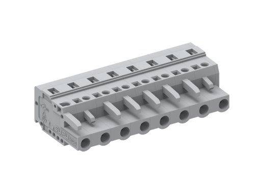 475107 Розетка на кабель MCS, горизонт., шаг 7.5мм, 7 конт., сер., шт | код 475107 | SUPU 475107 Розетка на кабель MCS, горизонт., шаг 7.5мм, 7 конт., сер., шт | код 475107 | SUPU