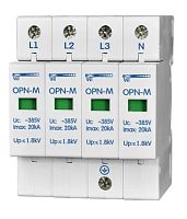 Ограничитель перенапряжения 4 модуля 380В In:30kA | код 567894-30 | Новатек-Электро