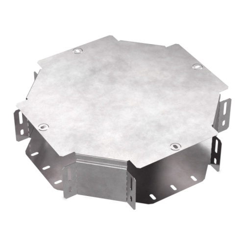 Ответвитель Х-образный с крышкой Стандарт 200х100 Промрукав | код PR16.0464 | ПРОМРУКАВ