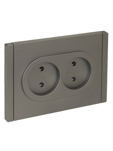 FORTE&PIANO Роз. 2-я без з/к з/ш б/к 10А FP526 ст. IEK | код FP-R20-10-1-K46 | IEK FORTE&PIANO Роз. 2-я без з/к з/ш б/к 10А FP526 ст. IEK | код FP-R20-10-1-K46 | IEK