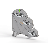 324 729, Клеммник пруж. для датчиков, 2,5 мм.кв., с индик. 24 VDC, (серый), YBK 2,5-3 SLD (NPN) | код 0.0.0.3.24729 | KLEMSAN