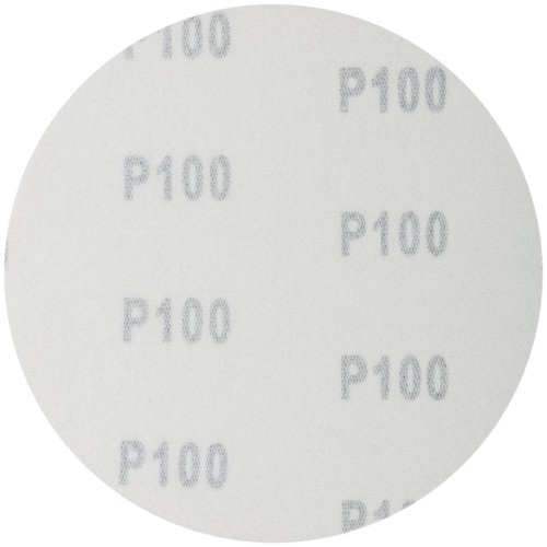 Круги шлифовальные сплошные (липучка), алюминий-оксидные, 125 мм, 5 шт Р 100 | код 39655 | FIT фото 2