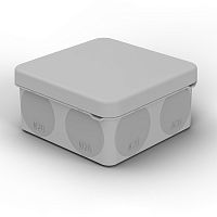 Коробка распаячная для прямого монтажа ОУ, HF, 80х80х40мм, IP67 (мембранные вводы) REXANT | код 28-3078 | REXANT